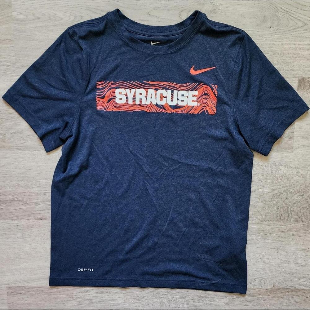 Nike Dri-Fit Boy's Syracuse University Short Sleeve Crewneck T-Shirt Large L